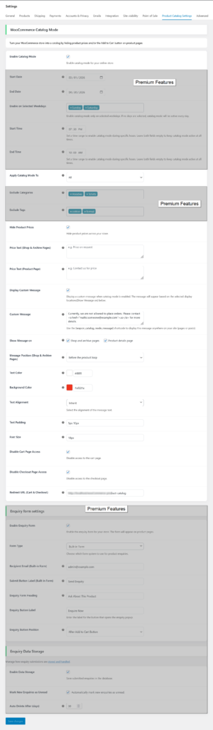 Product Catalog Mode for All Users