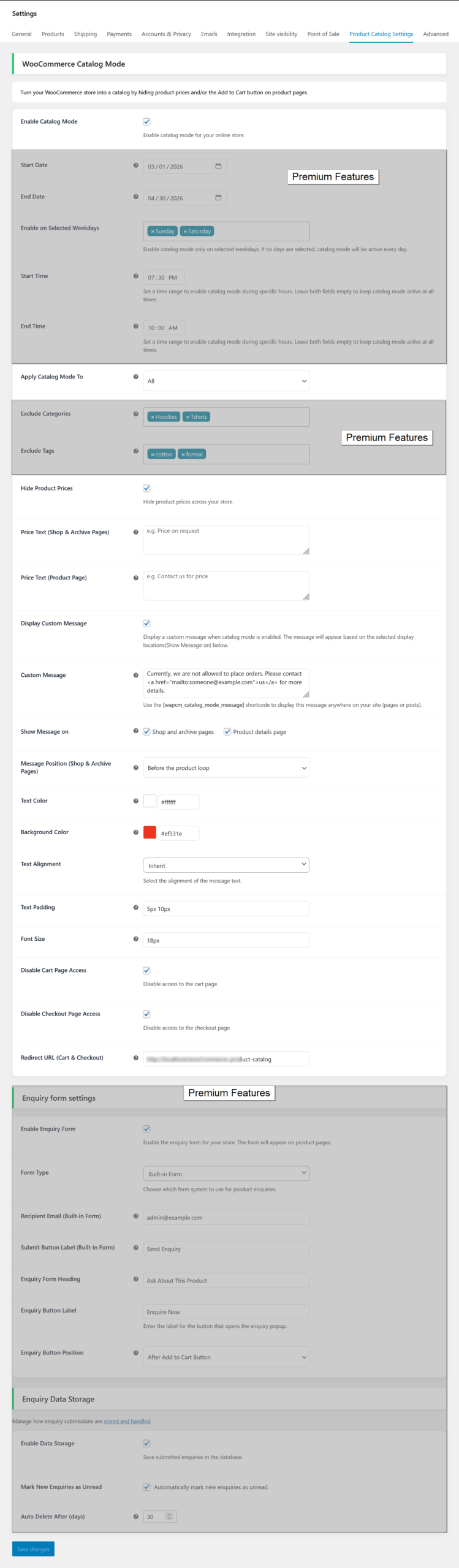 Product Catalog Mode for all users