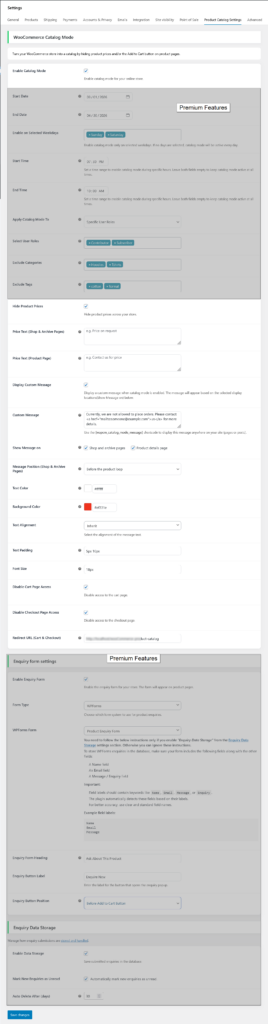 Product Catalog Mode for Selected user roles